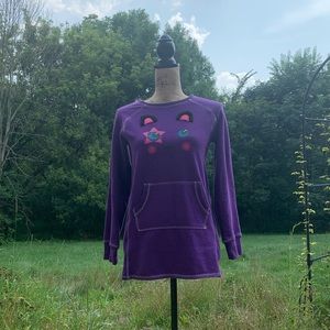purple pull over